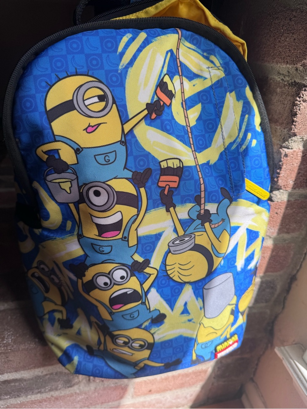 Sprayground Minion Banana Mayhem DLXR Backpack